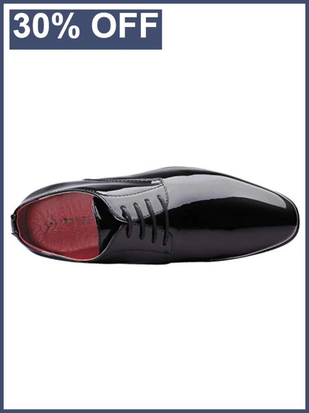 Faux Patent Leather Tuxedo Dress Oxford Wedding Party Oxfords